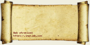 Jovana Stjepanović vizit kartica